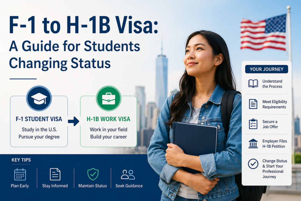 F-1 to H-1B Visa: A Guide for Students Changing Status