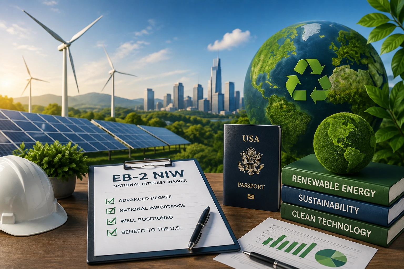 EB-2 NIW for renewable energy and sustainability professionals: How to build a strong case in 2026