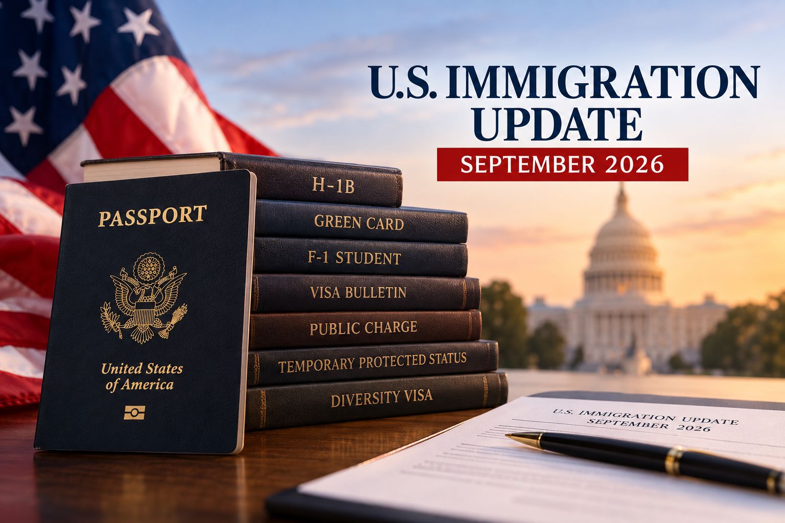 September 2026 U.S. Immigration Update: Important Changes for Visa Holders, Green Card Applicants and Employers